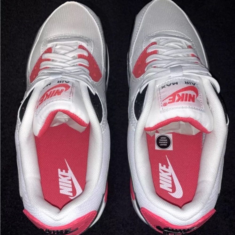 NIKE WMNS Air Max 90 White Aster Pink DH8010 105 - Sz 10/11 available - Picture 5 of 9